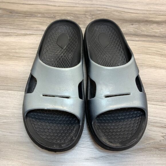 Spenco Recovery Slide Sandal Mens 9 Silver Fusion Slip On Comfort Womens 10 main image 5
